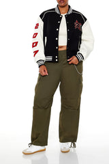 Plus Size Star Girl Varsity Jacket | Forever 21 Women