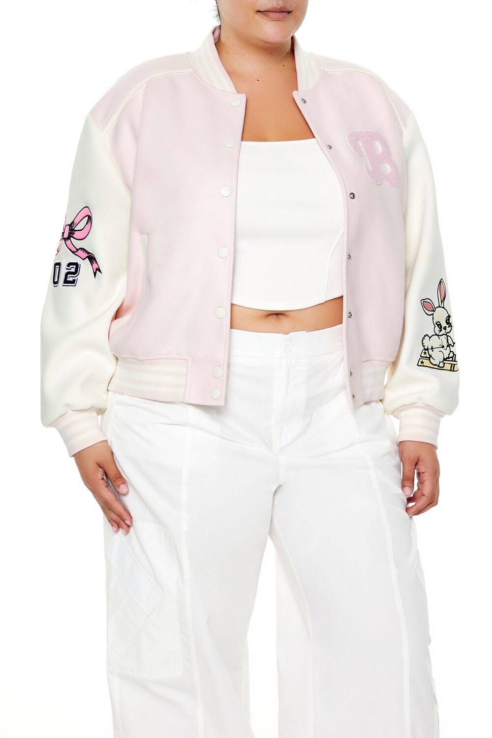 Plus Size Bunny Bomber Jacket | Forever 21 Women