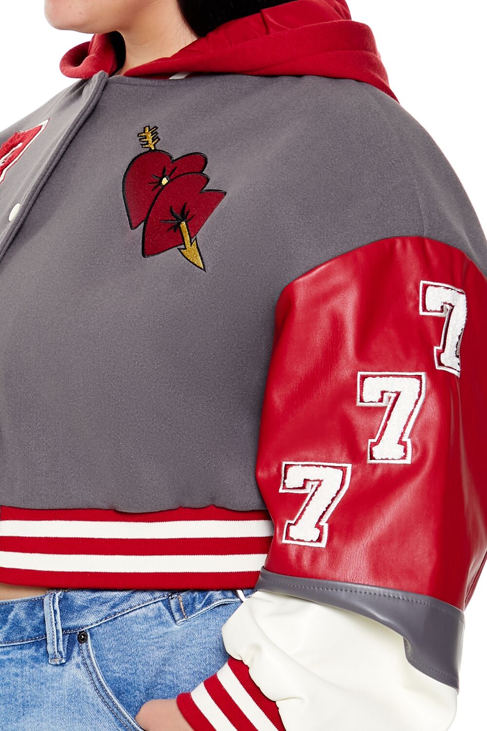 Plus Size Baby Girl Varsity Jacket | Forever 21 Women