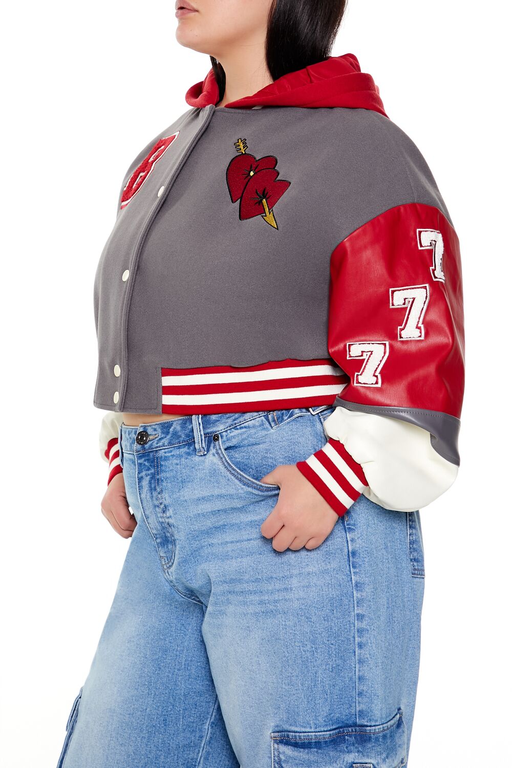 Plus Size Baby Girl Varsity Jacket | Forever 21 Women
