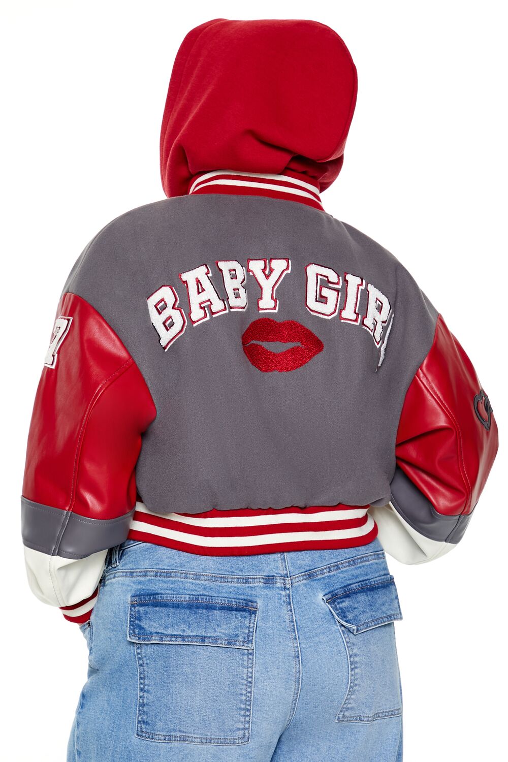 Plus Size Baby Girl Varsity Jacket | Forever 21 Women