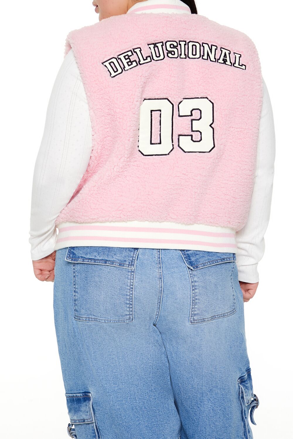 Plus Size Delusional Varsity Jacket | Forever 21 Women