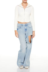 Cropped Zip-Up Sweater | Forever 21 Women