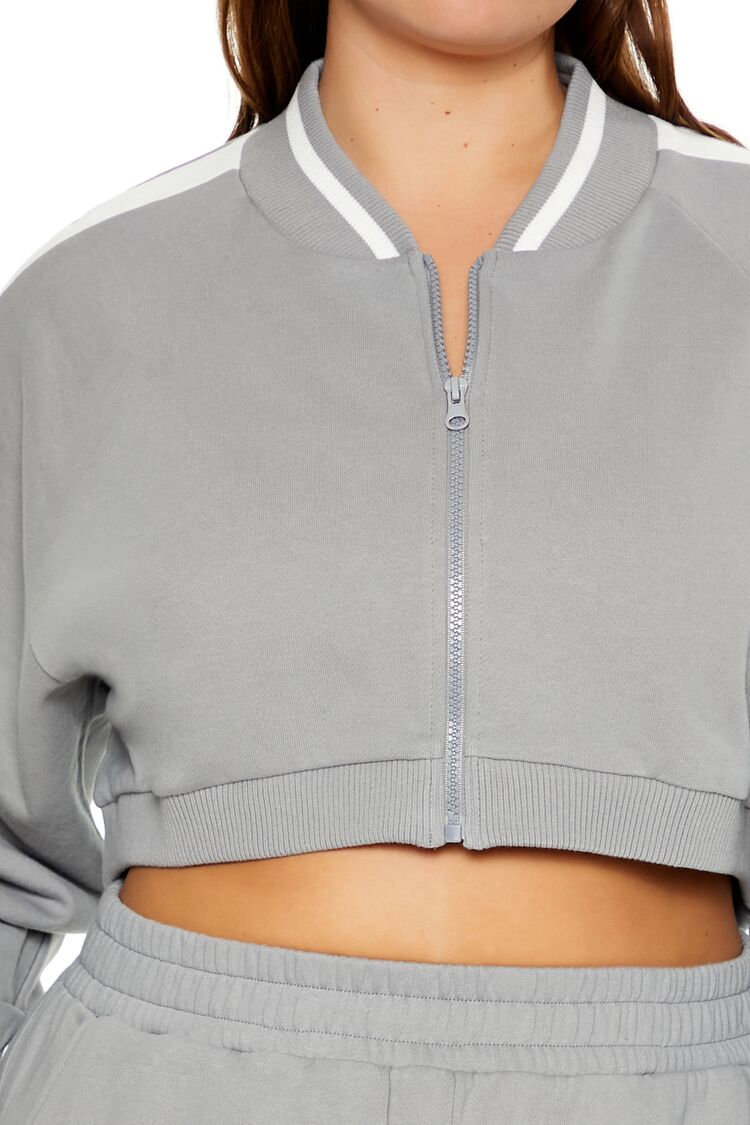 Plus Size Active Striped Jacket | Forever 21 Women