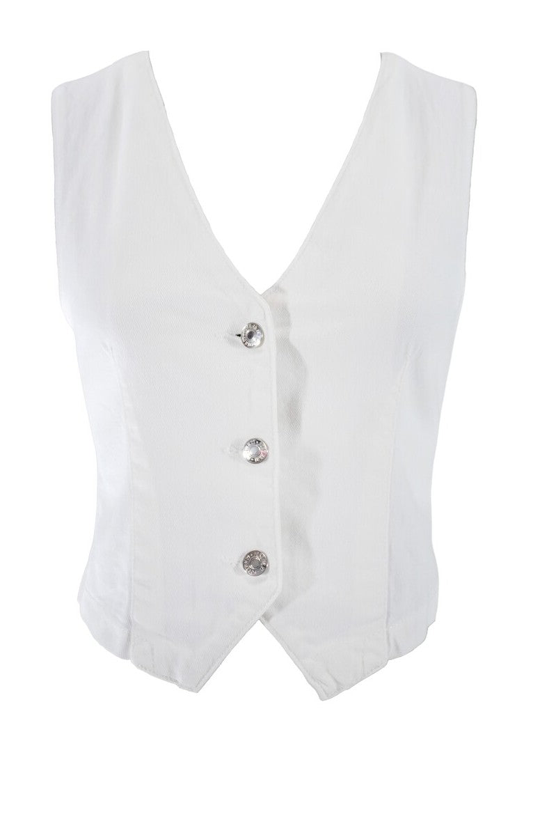Stretch Denim Vest | Forever 21 Women