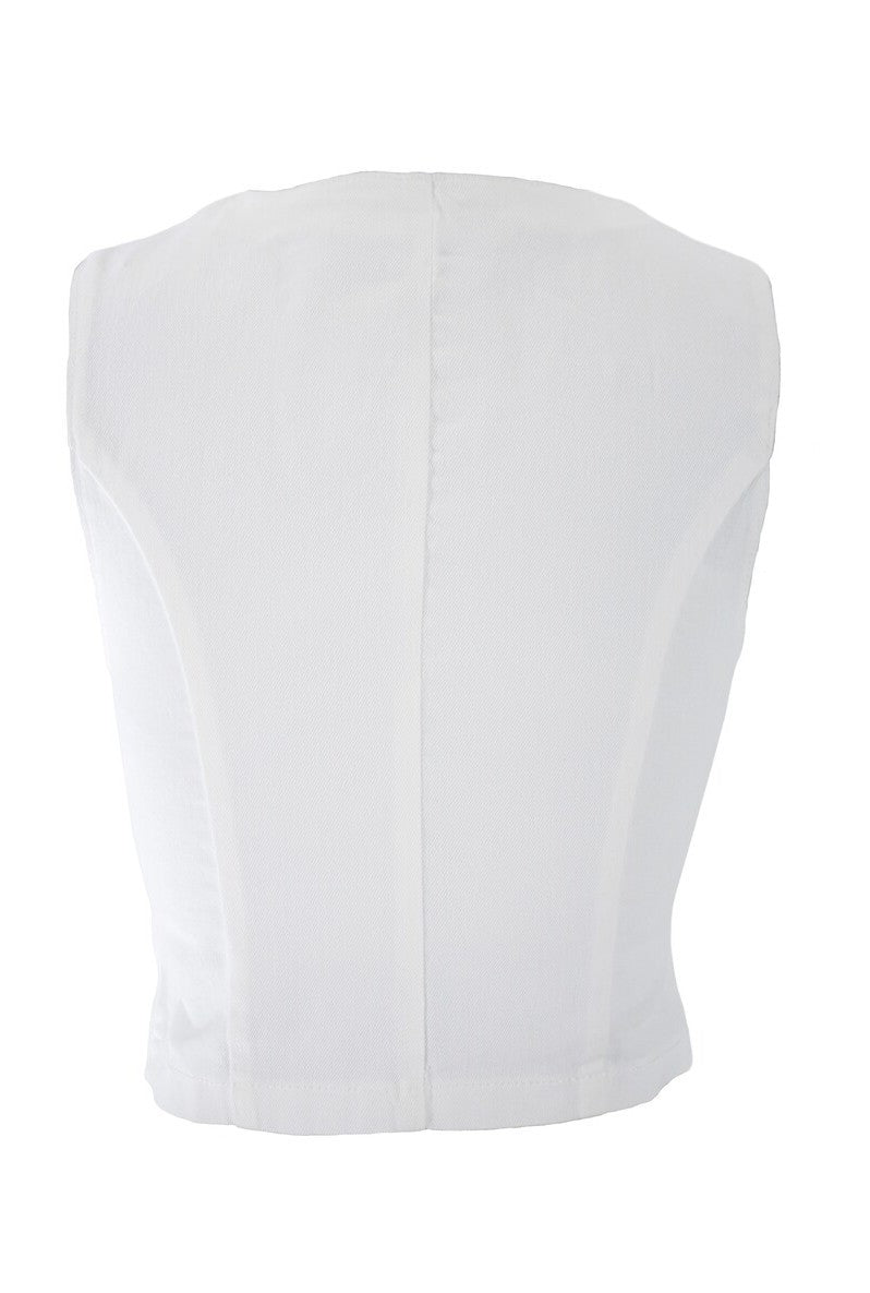 Stretch Denim Vest | Forever 21 Women