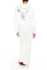 Embroidered Devil Heart Sweatpants | Forever 21 Women