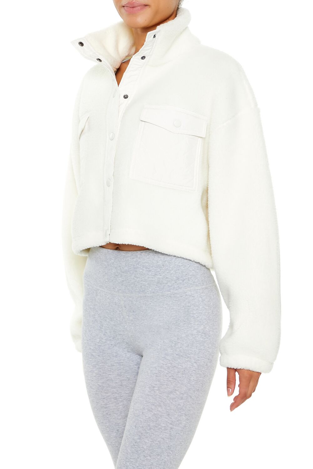 Active Faux Shearling Jacket | Forever 21 Women