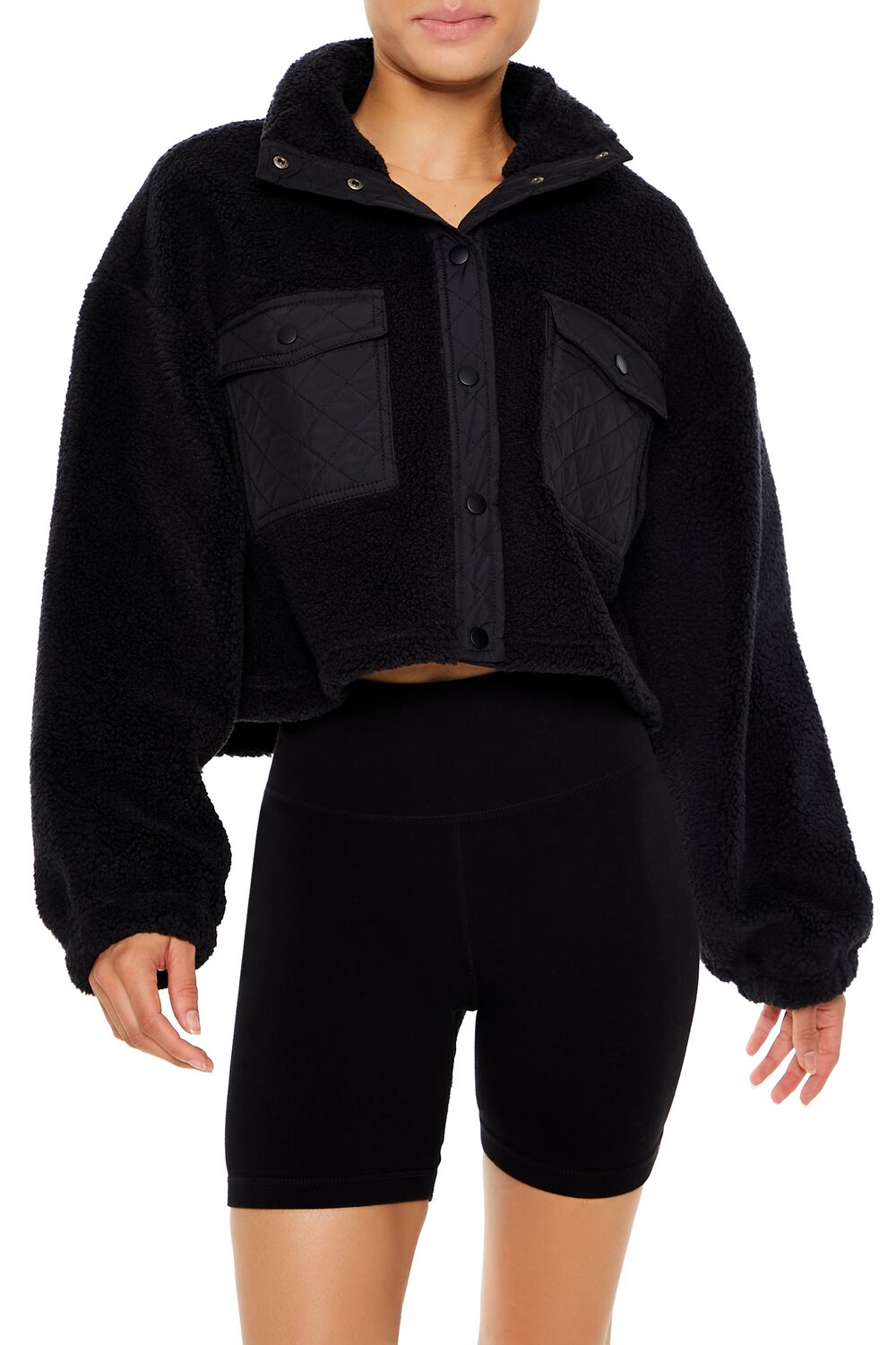 Active Faux Shearling Jacket | Forever 21 Women