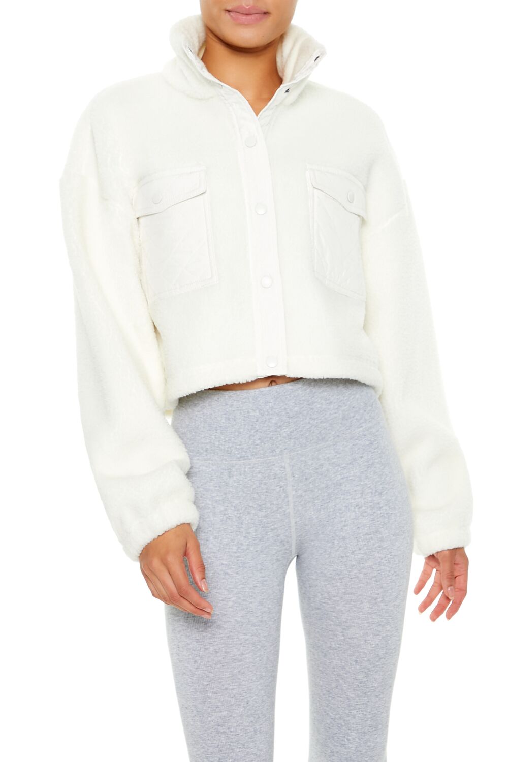 Active Faux Shearling Jacket | Forever 21 Women
