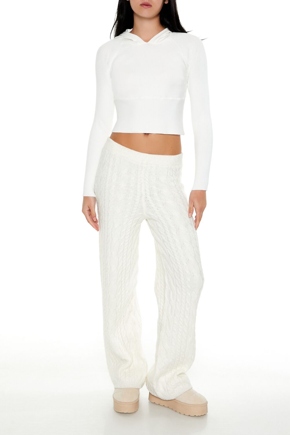 Hooded Raglan Sweater | Forever 21 Women