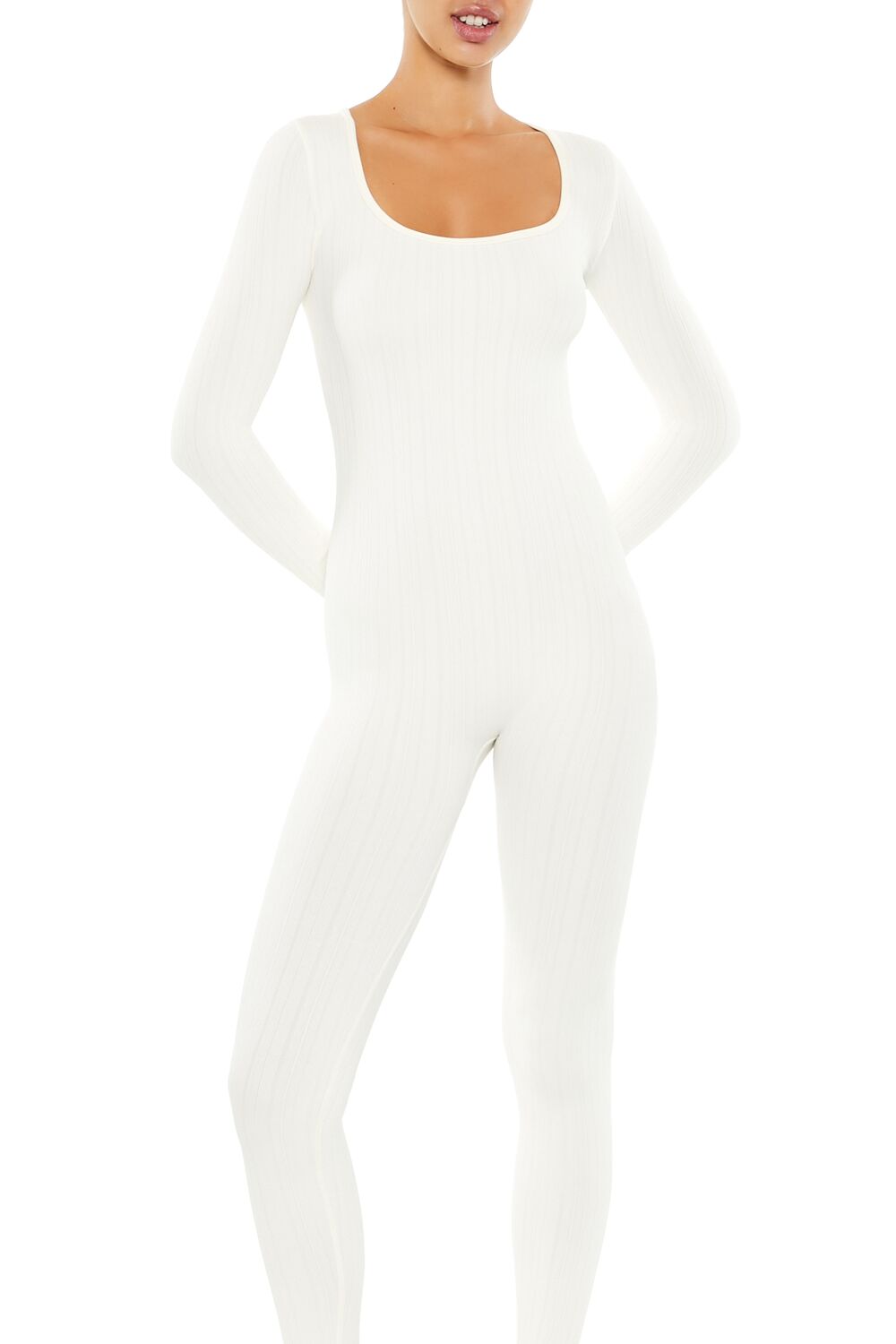 Scoop Ribbed Knit Jumpsuit | Forever 21 Women