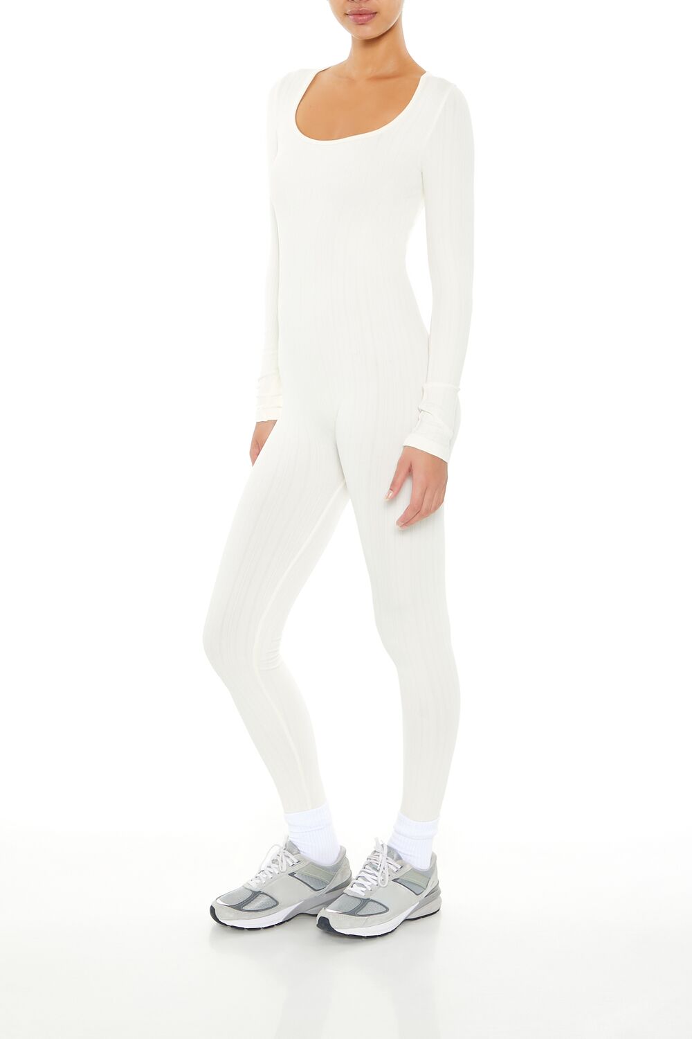 Scoop Ribbed Knit Jumpsuit | Forever 21 Women