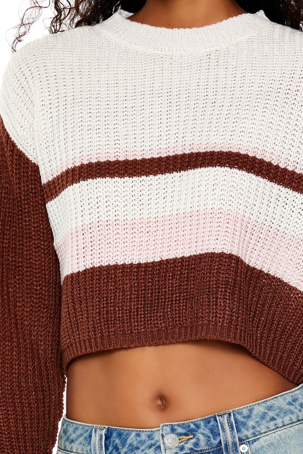 Colorblock Cropped Sweater | Forever 21 Women