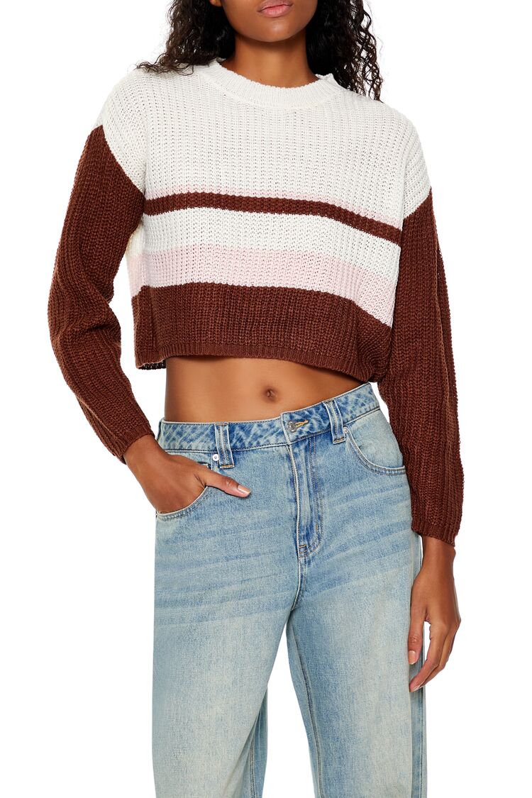 Colorblock Cropped Sweater | Forever 21 Women