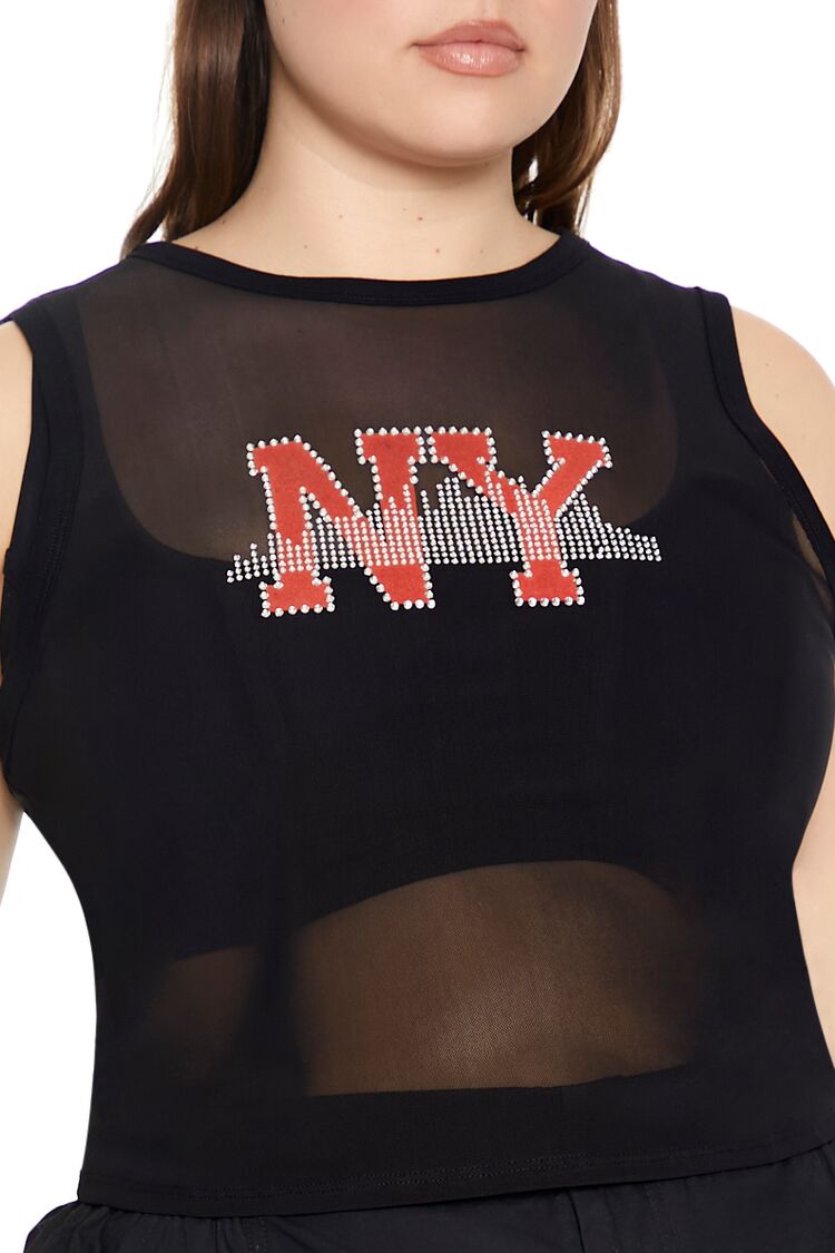 Plus Size Rhinestone NY Tank Top | Forever 21 Women