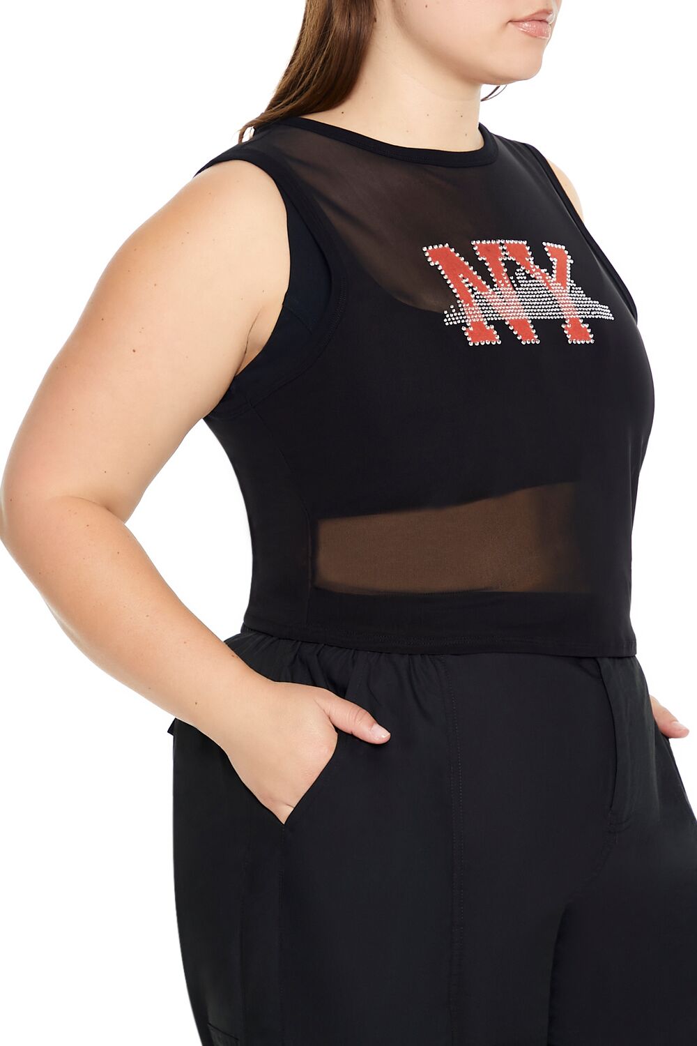 Plus Size Rhinestone NY Tank Top | Forever 21 Women