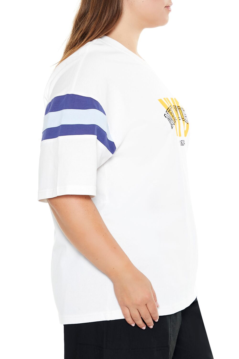 Plus Size Striped New York Tee | Forever 21 Women