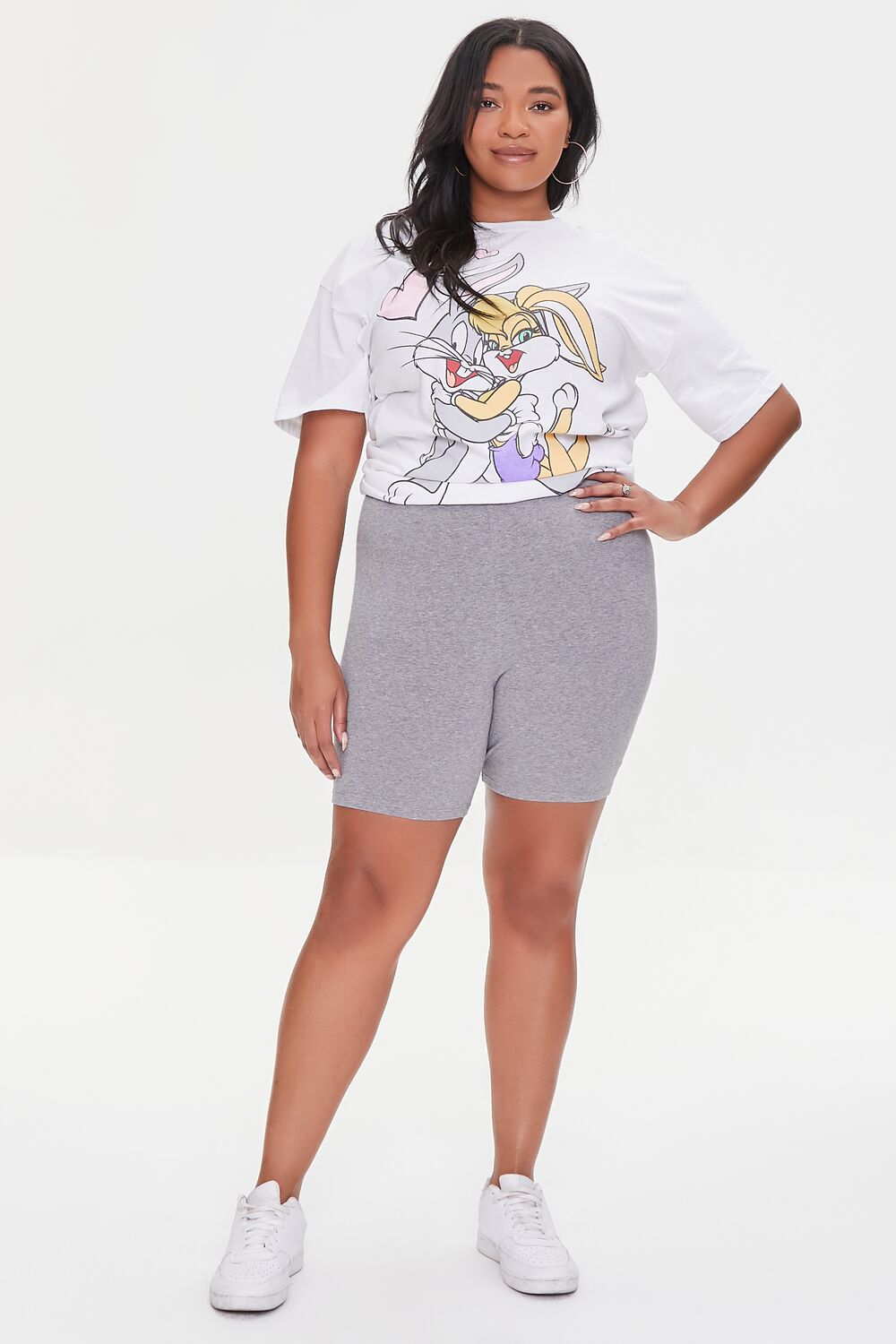 Plus Size Basic Cotton Biker Shorts | Forever 21 Women