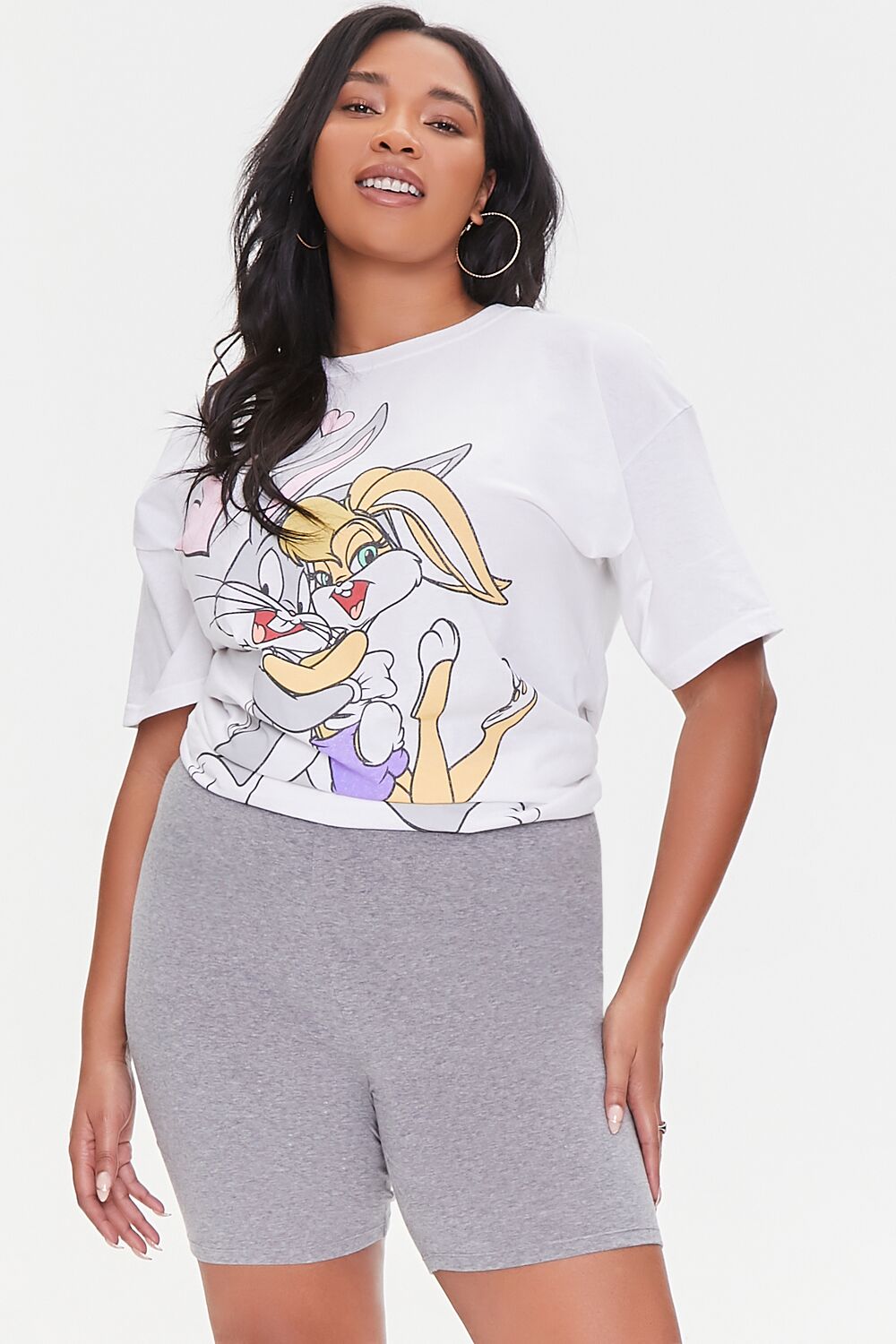 Plus Size Basic Cotton Biker Shorts | Forever 21 Women