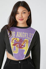 Cropped Los Angeles College Pullover | Forever 21 Women