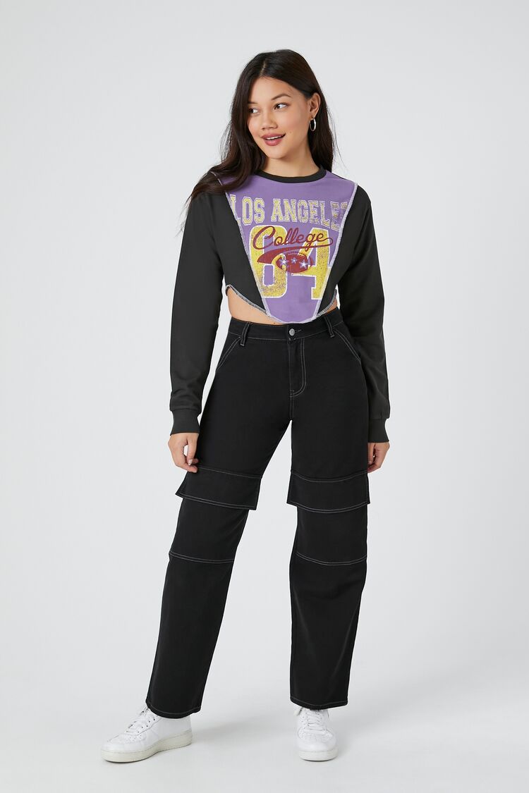 Cropped Los Angeles College Pullover | Forever 21 Women