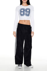 New York 89 Cropped Combo Tee | Forever 21 Women