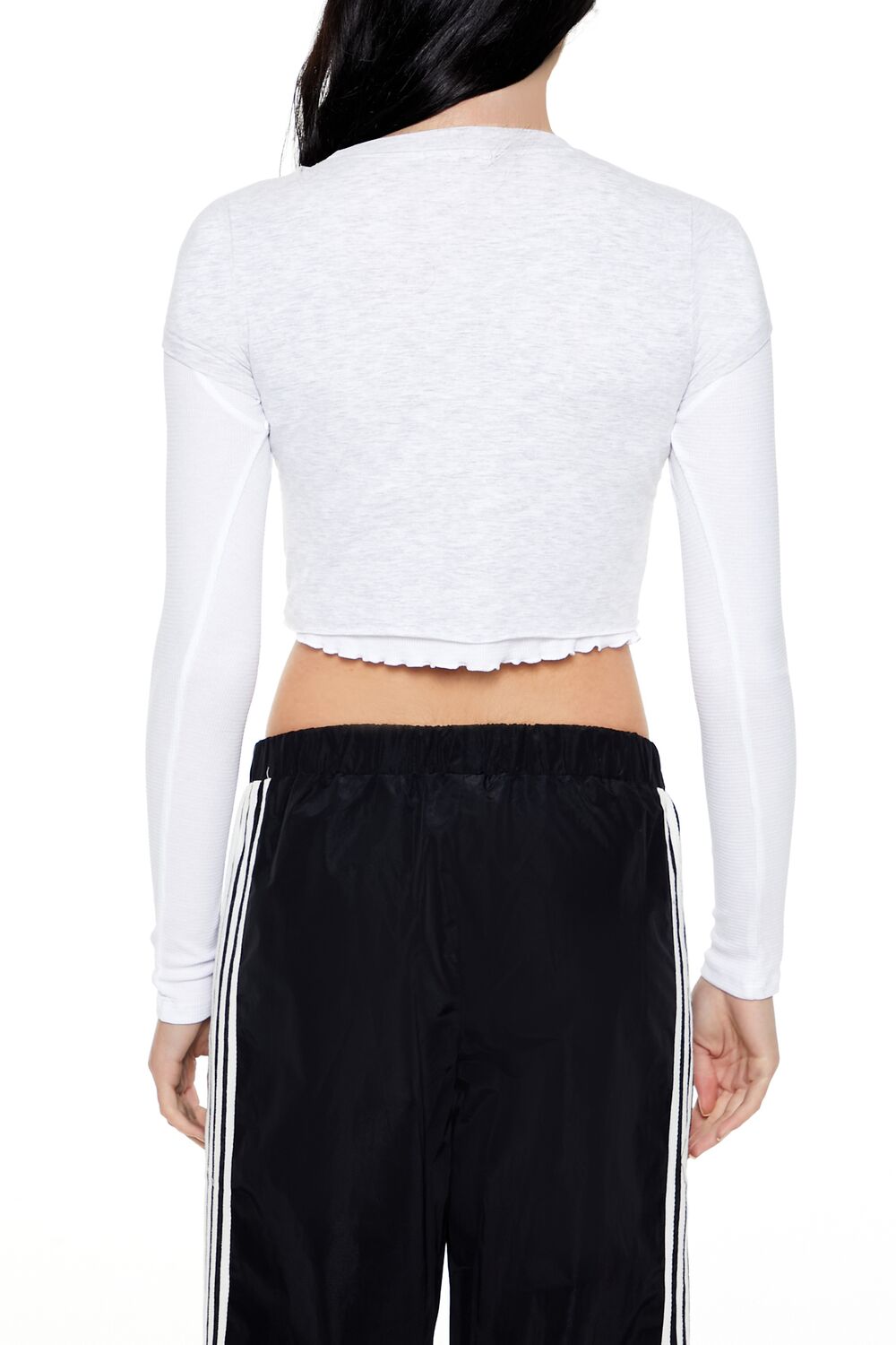 New York 89 Cropped Combo Tee | Forever 21 Women