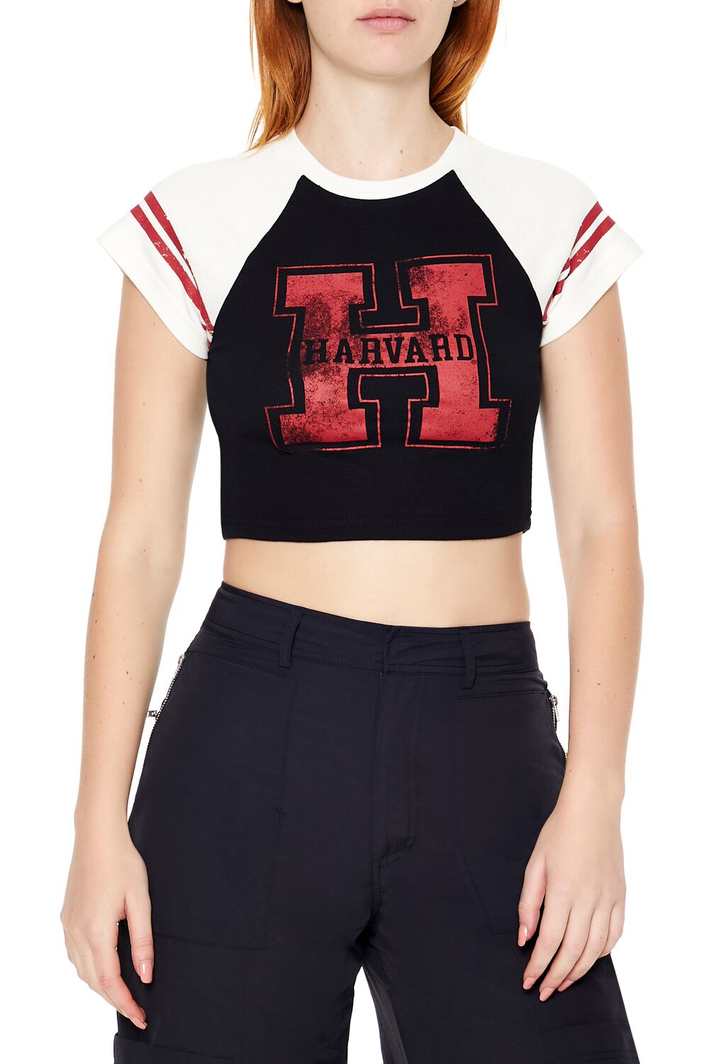 Raglan Harvard Graphic Baby Tee | Forever 21 Women