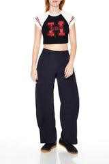 Raglan Harvard Graphic Baby Tee | Forever 21 Women
