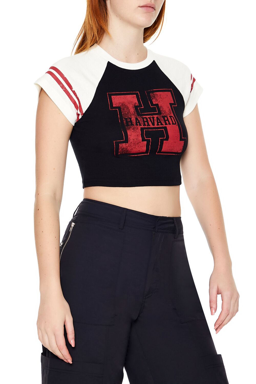 Raglan Harvard Graphic Baby Tee | Forever 21 Women