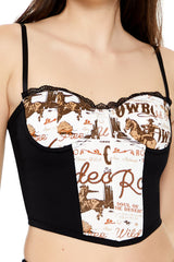 Cowboy Print Cropped Cami | Forever 21 Women