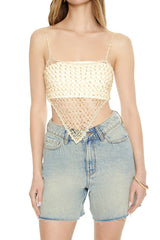 Sequin Sweater-Knit V-Hem Cami | Forever 21 Women