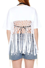 Crochet Fringe Tee | Forever 21 Women