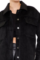 Plus Size Faux Suede Shacket | Forever 21 Women
