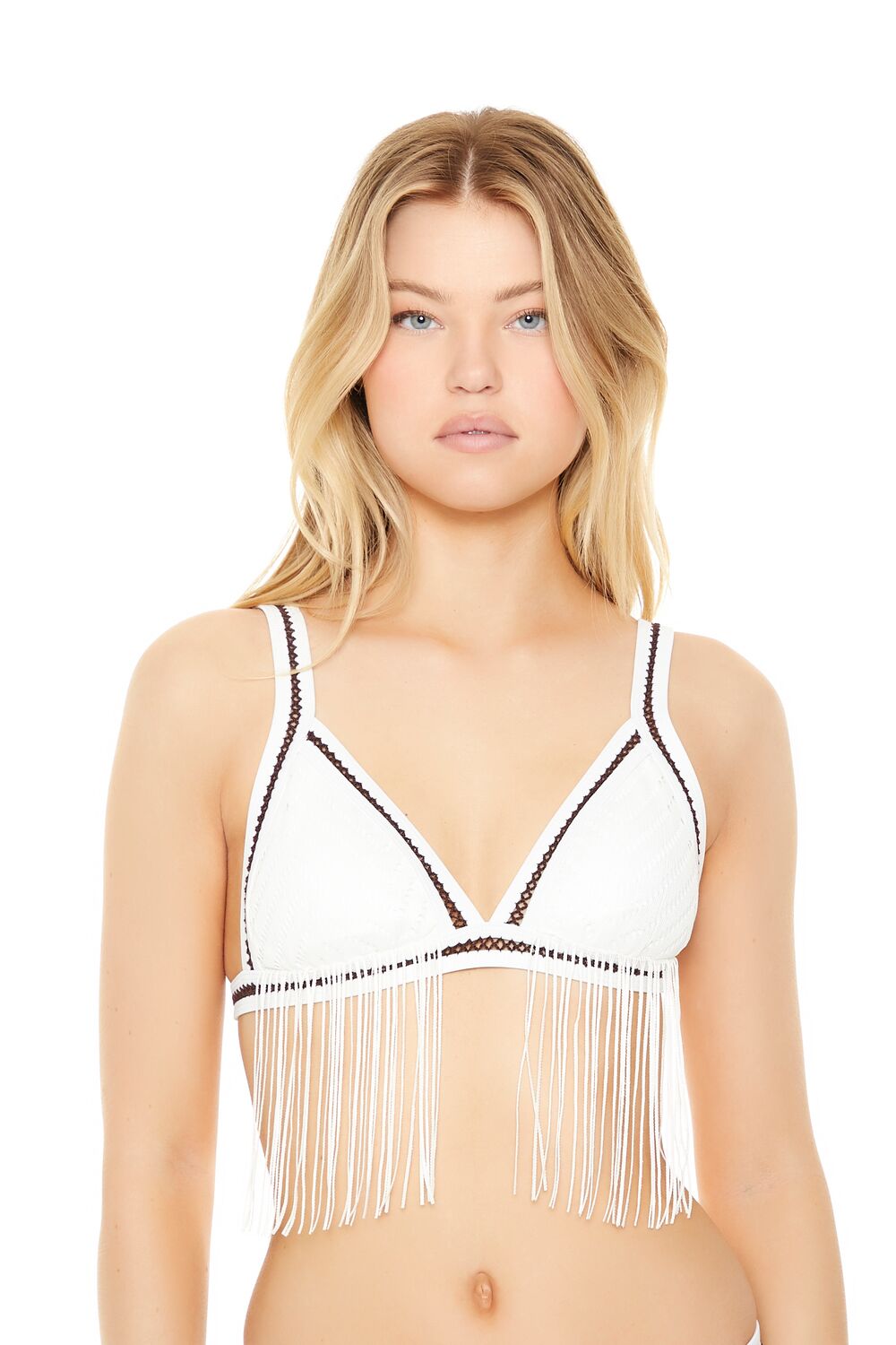 Fringe Triangle Bikini Top | Forever 21 Women