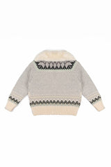 Horse Print Pom-Pom Zip-Up Sweater | Forever 21 Women