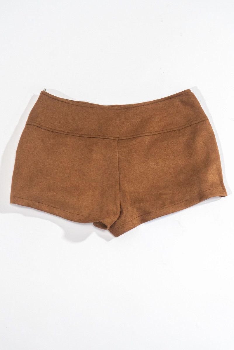 Faux Suede Studded Skort | Forever 21 Women