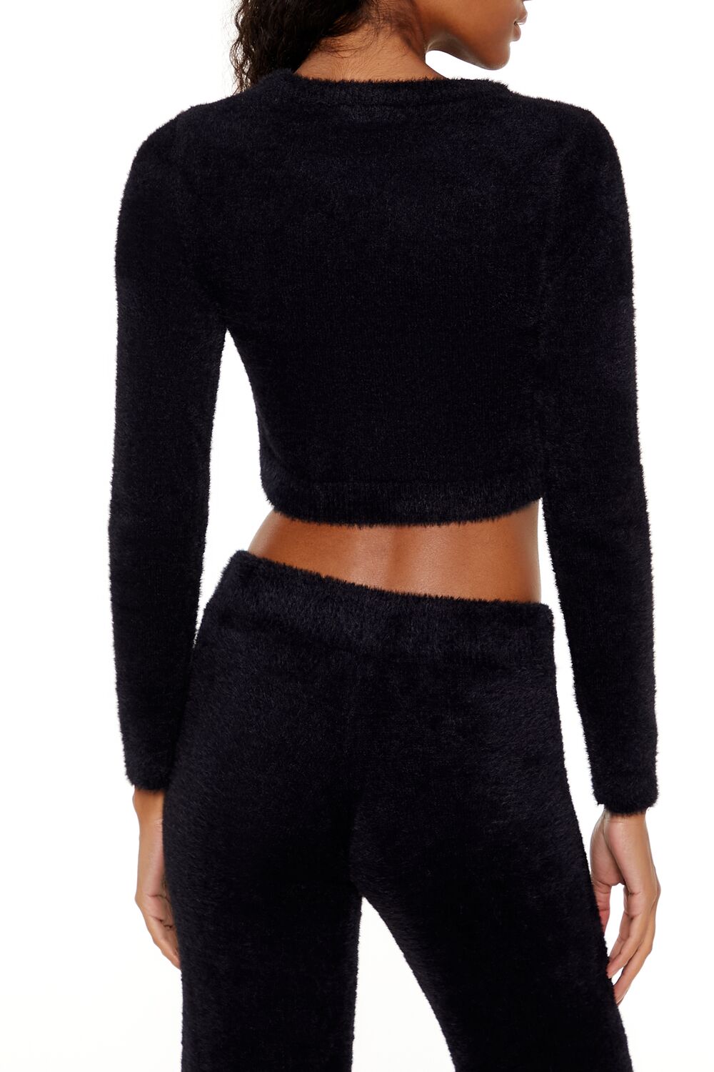 Fuzzy Knit Cropped Sweater | Forever 21 Women