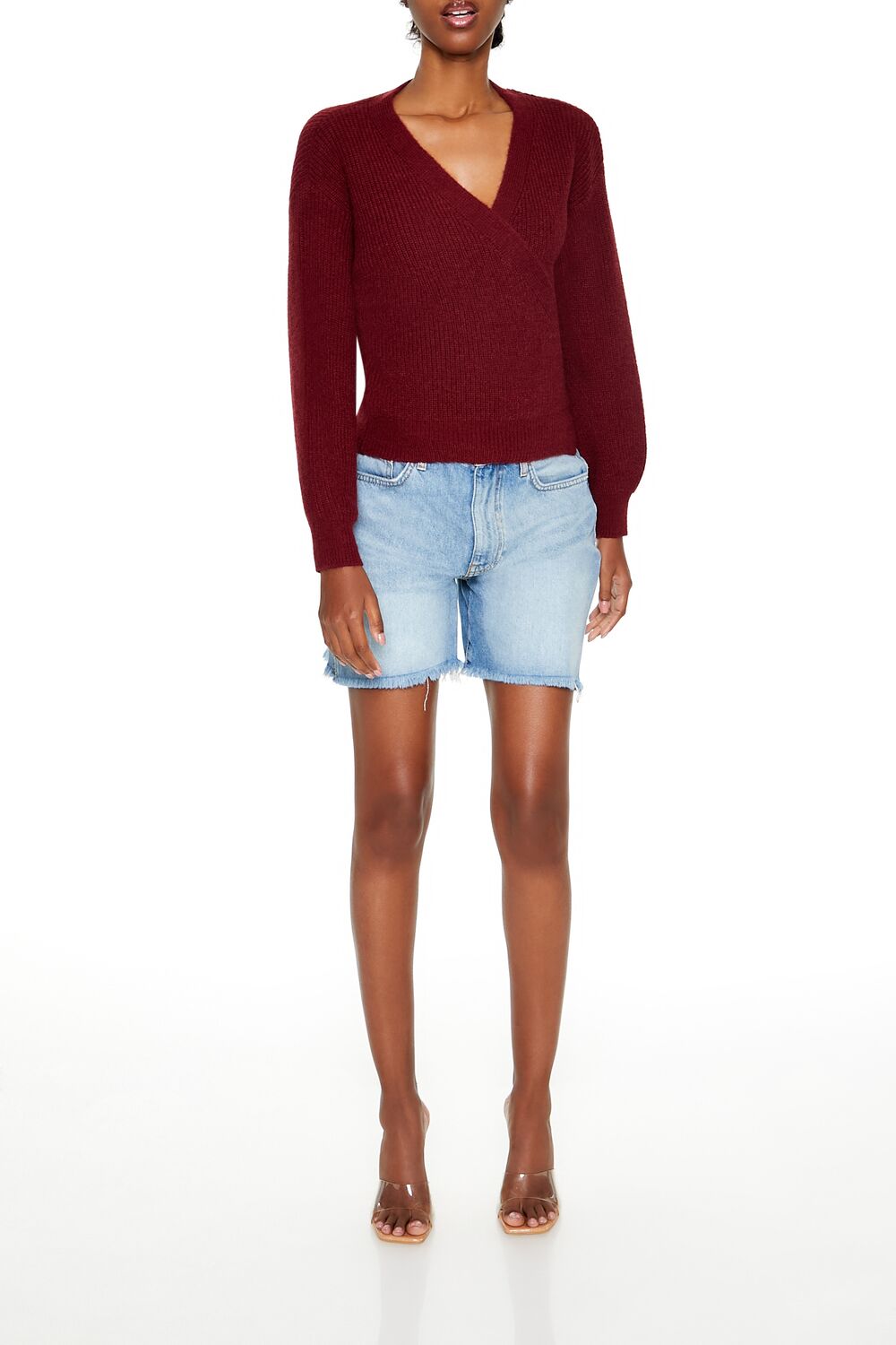 Drop-Sleeve Wrap Sweater | Forever 21 Women