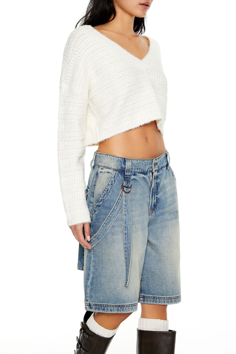 Crossover Mock Wrap Sweater | Forever 21 Women
