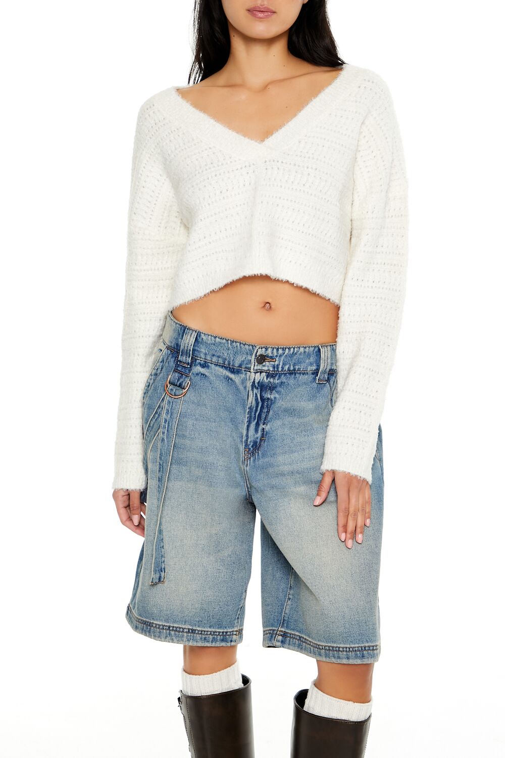 Crossover Mock Wrap Sweater | Forever 21 Women