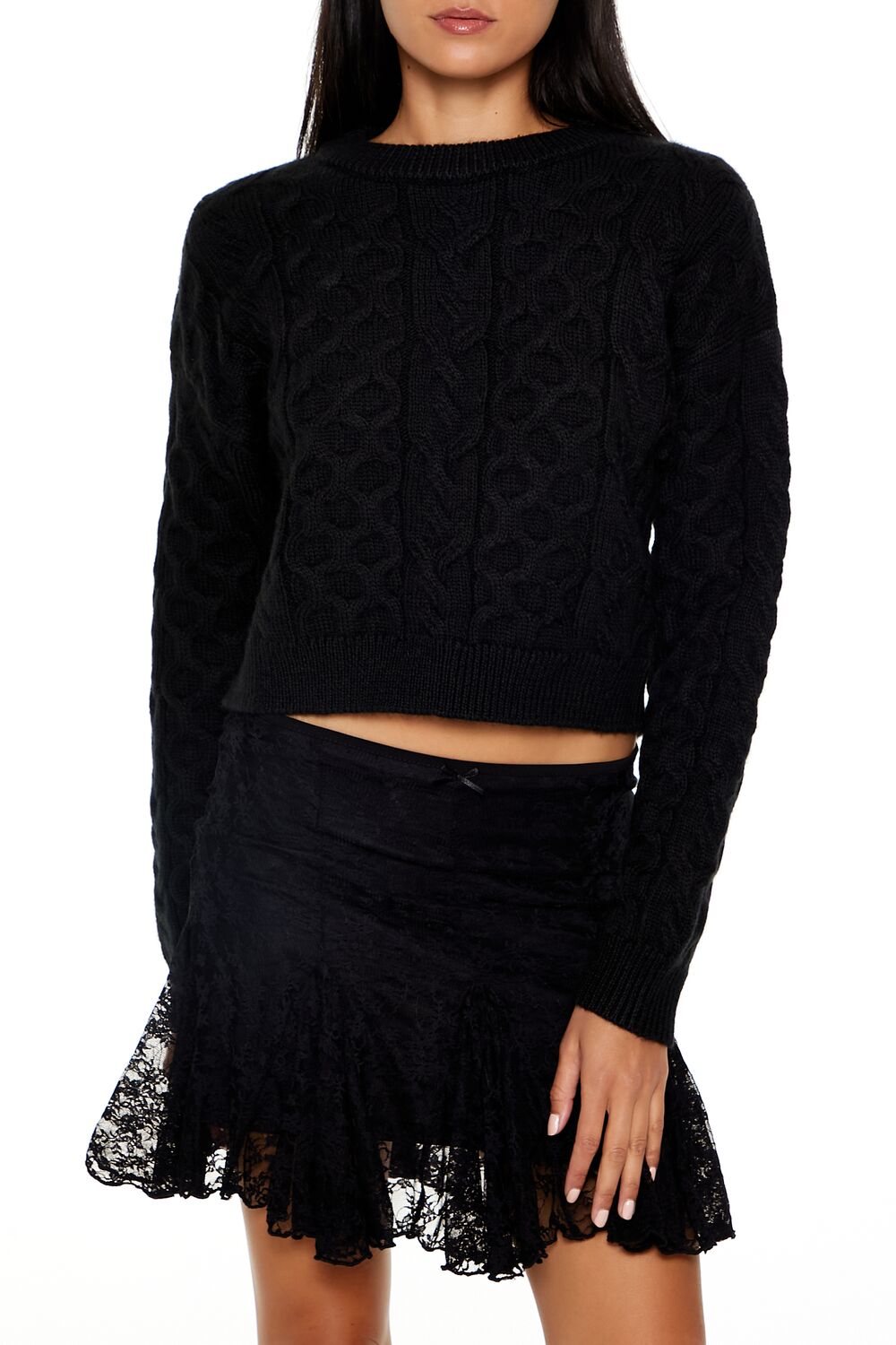 Cable & Honeycomb Knit Sweater | Forever 21 Women