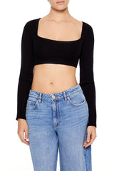 Super Cropped Sweater-Knit Top | Forever 21 Women