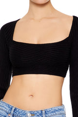 Super Cropped Sweater-Knit Top | Forever 21 Women