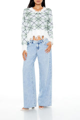 Cropped Argyle Sweater | Forever 21 Women