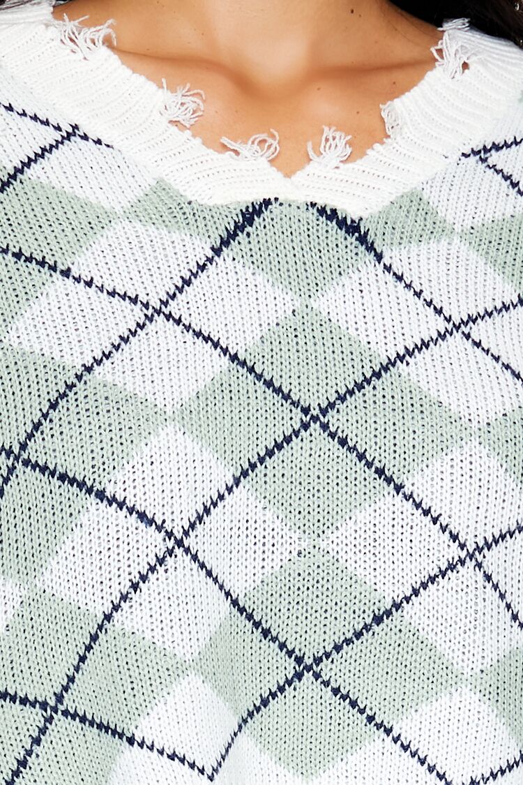 Cropped Argyle Sweater | Forever 21 Women