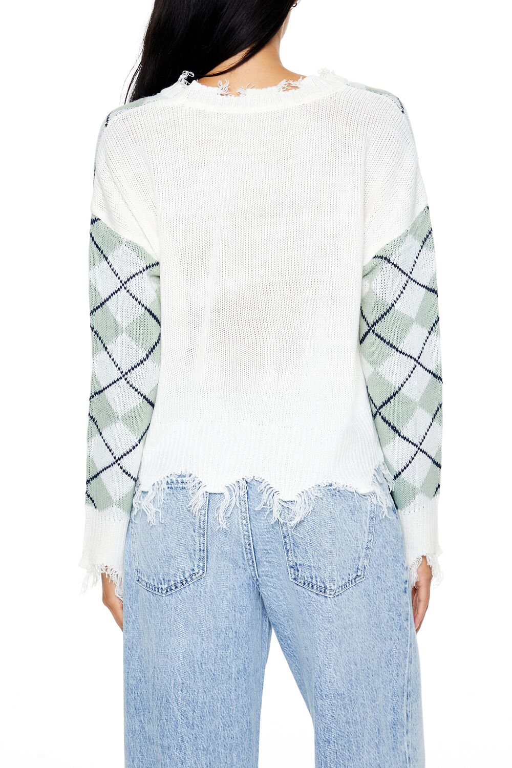 Cropped Argyle Sweater | Forever 21 Women