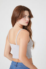 Seamless Mineral Wash Cropped Cami | Forever 21 Women