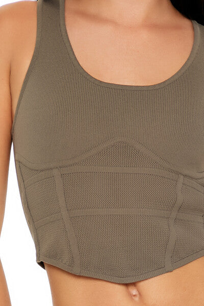 Sweater-Knit Corset Tank Top | Forever 21 Women